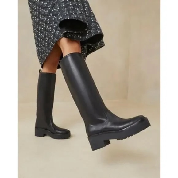 Loeffler Randall Carlee Tall Boot - Black - 7 - EUC - Picture 1 of 13